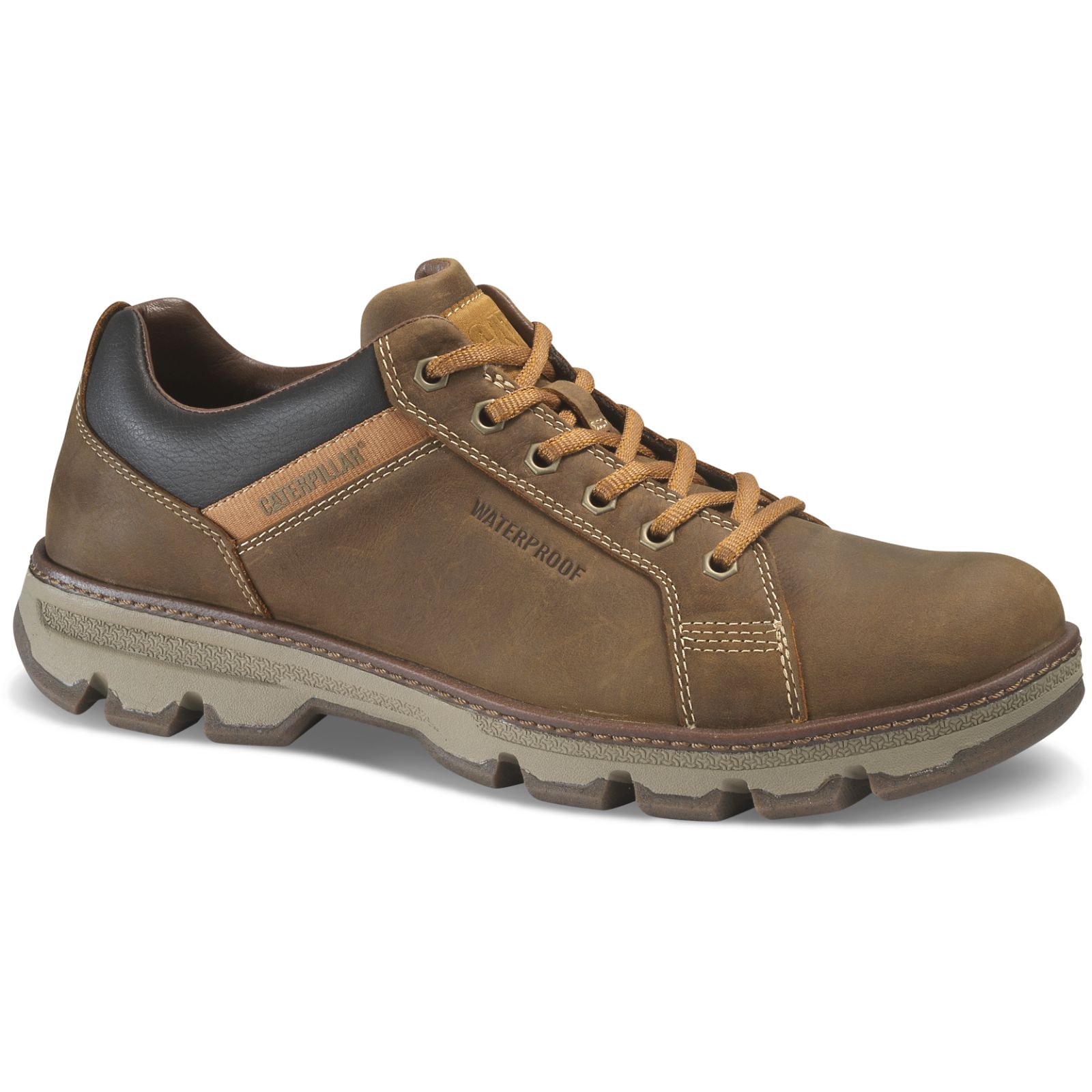 Caterpillar Casual Shoes Closeouts - Brown Sterling Waterproof Mens